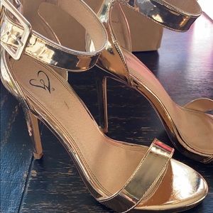 Rose gold heels